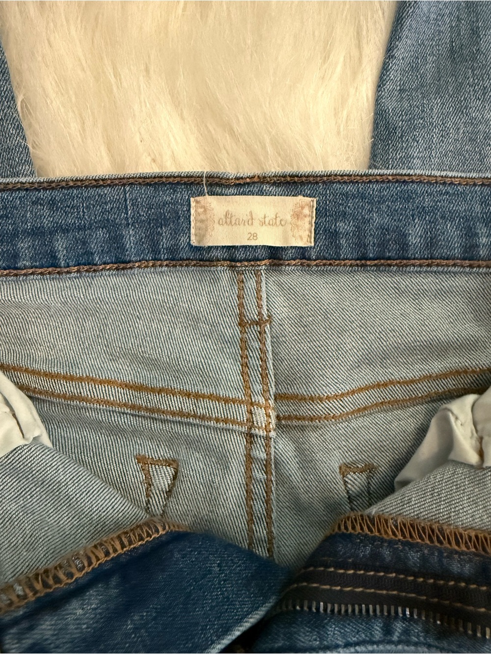 Altar'd State Light Blue High-Rise Women's Jeans - Picture 3 of 4